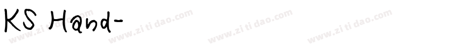 KS Hand字体转换